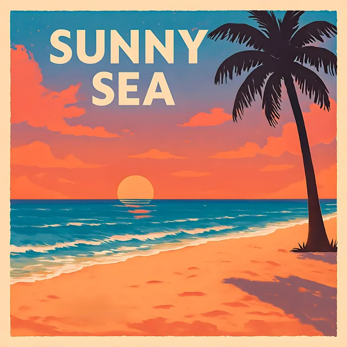 Sunny sea