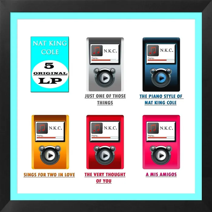 Just One of Those Things / The Piano Style of Nat King Cole / Sings for Two In Love / The Very Thought of You / A Mis Amigos