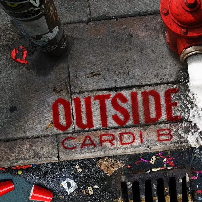 Outside