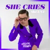 She cries