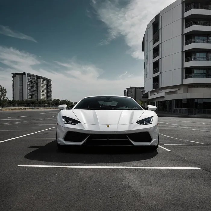White Car