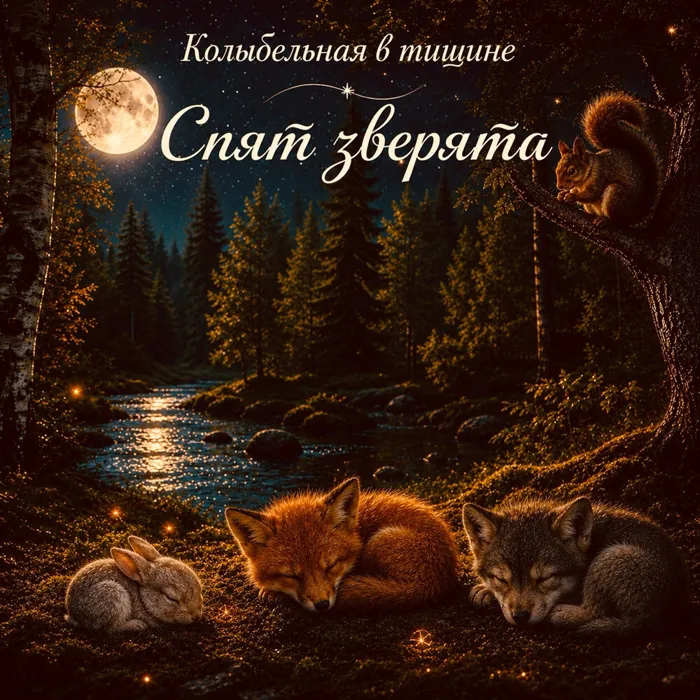 Спят зверята