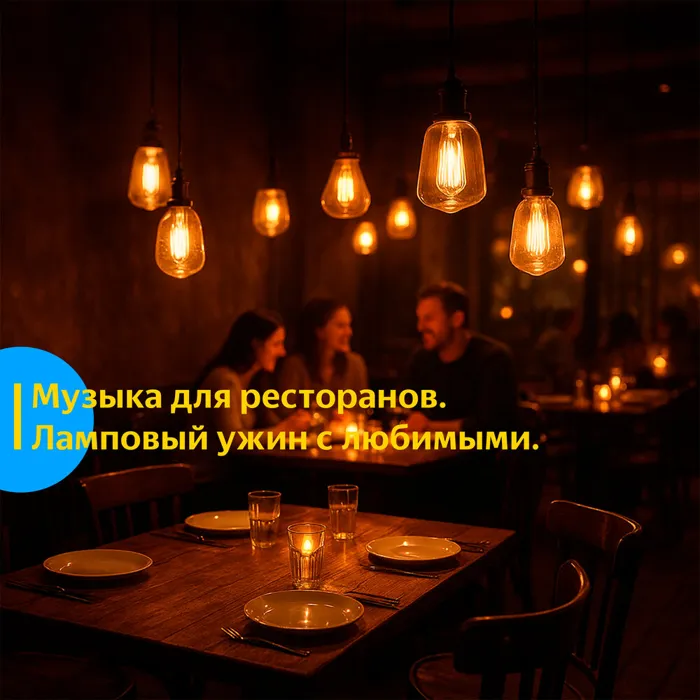 Музыка для ресторанов. Ламповый ужин с любимыми.