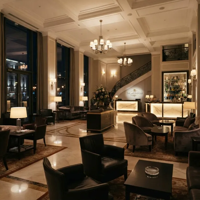 Лаундж Фойе в Элегантном Отеле (Lounge Foyer in an Elegant Hotel)